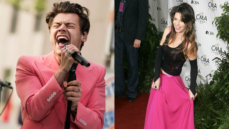 Pretty in pink / Images via AP and Getty